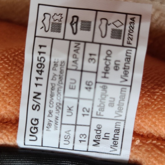 UGG Sweet Peach Tassman 1149511 LGA Slipper Clogs Mule Men's 13 - Picture 7 of 7